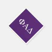 Phi Alpha Delta Griekse Letters Servet (Hoek)