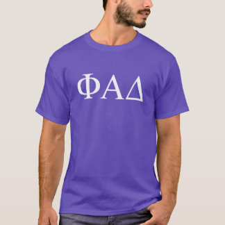 Phi Alpha Delta Griekse Letters T-shirt