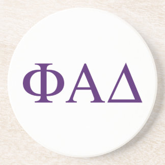 Phi Alpha Delta Griekse Letters Zandsteen Onderzetter