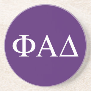 Phi Alpha Delta Griekse Letters Zandsteen Onderzetter