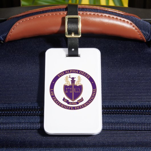 Phi Alpha Delta-logo Bagagelabel (Voorkant Insitu 2)