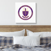 Phi Alpha Delta-logo Canvas Afdruk (Insitu (Slaapkamer))