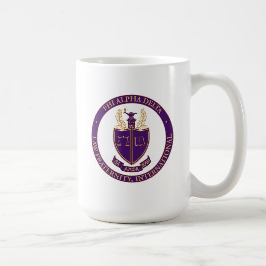 Phi Alpha Delta-logo Koffiemok (Rechts)