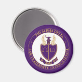Phi Alpha Delta-logo Magneet (Voorkant / Achterkant)