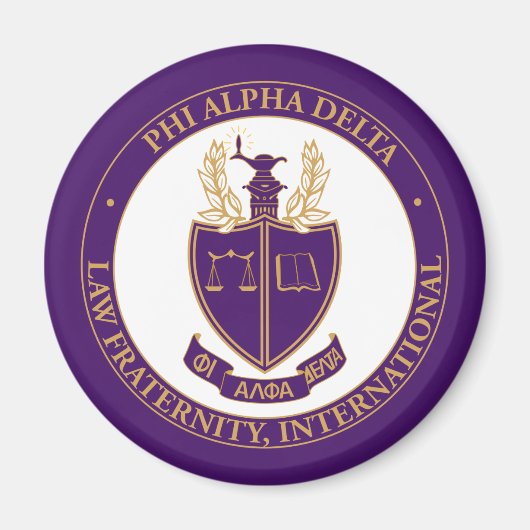 Phi Alpha Delta-logo Magneet (Voorkant)
