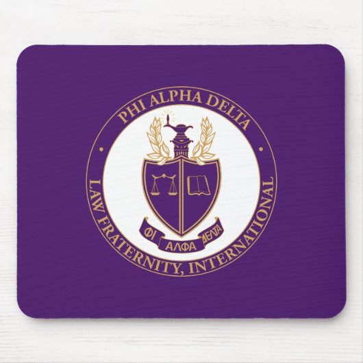 Phi Alpha Delta-logo Muismat (Voorkant)