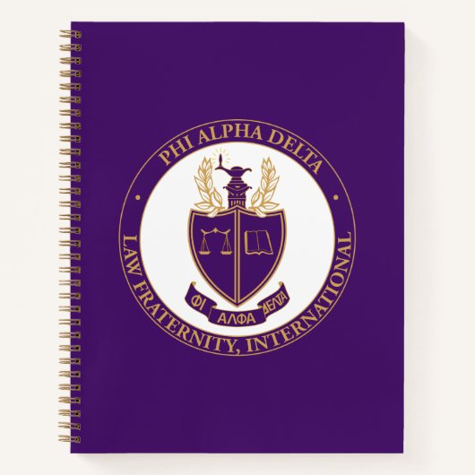 Phi Alpha Delta-logo Notitieboek (Voorkant)