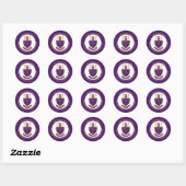 Phi Alpha Delta-logo Ronde Sticker (Vel)