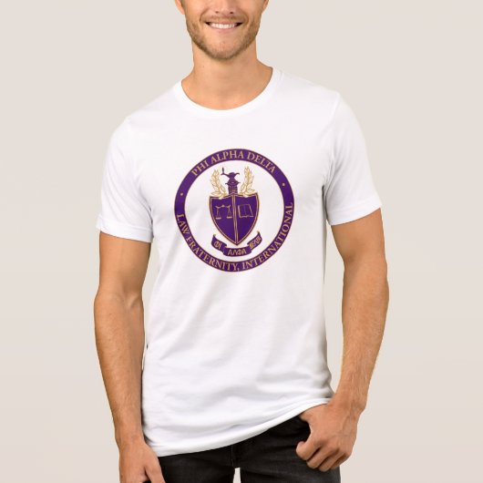 Phi Alpha Delta-logo Tri-Blend Shirt (Voorkant)
