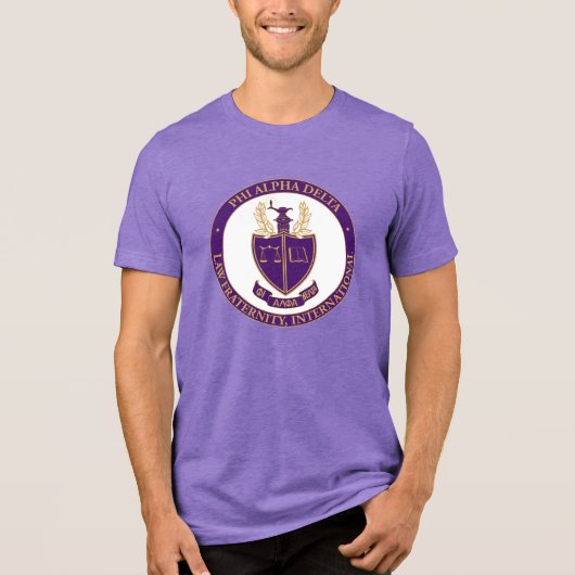 Phi Alpha Delta-logo Tri-Blend Shirt (Voorkant)