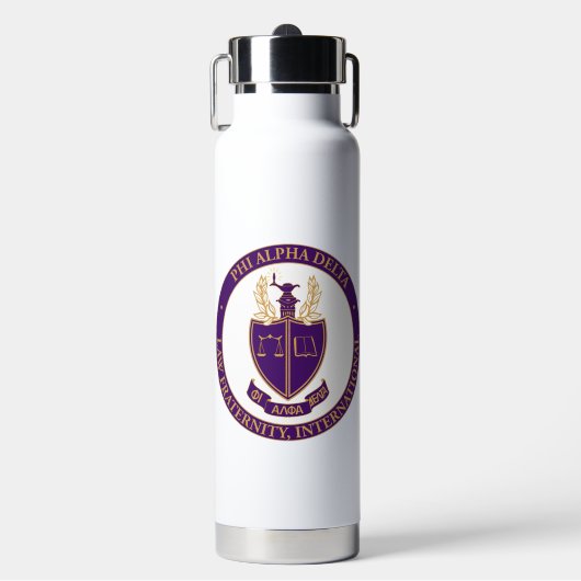 Phi Alpha Delta-logo Waterfles (Voorkant)