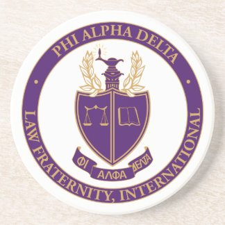 Phi Alpha Delta-logo Zandsteen Onderzetter