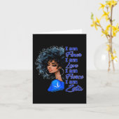 Phi Beta Sorority Zusterschap HBCU Zwart Meisje Pr Kaart (Gele Bloem)