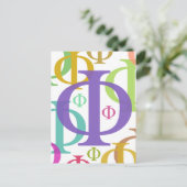 Phi Briefkaart (Staand voorkant)