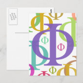 Phi Briefkaart (Voorkant / Achterkant)