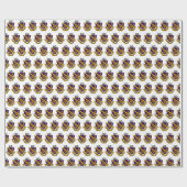 Phi Chi Theta | Kleur Crest Cadeaupapier (Vlak)