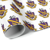 Phi Chi Theta | Kleur Crest Cadeaupapier (Rol Hoek)