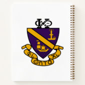 Phi Chi Theta | Kleur Crest Notitieboek (Achterkant)