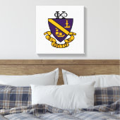 Phi Chi Theta | Kleur Wapen Canvas Afdruk (Insitu (Slaapkamer))
