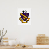 Phi Chi Theta | Kleur Wapen Poster (Keuken)