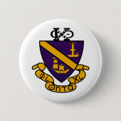Phi Chi Theta | Kleur Wapen Ronde Button 5,7 Cm (Voorkant)