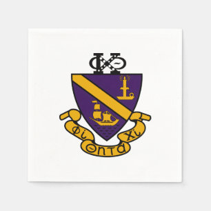 Phi Chi Theta Kleur Wapen Servet