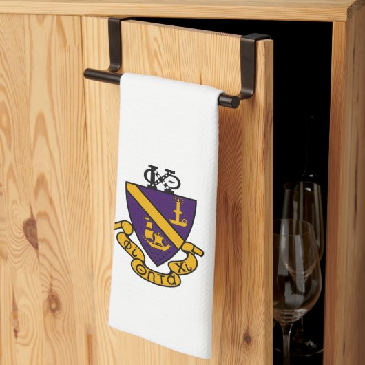 Phi Chi Theta | Kleur Wapen Theedoek (Derde Gevouwen)