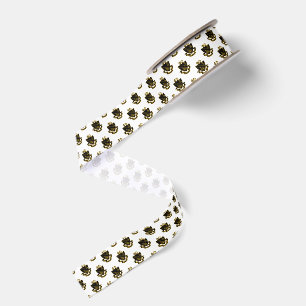 Phi Chi Theta Wapen Goud en Zwart Grosgrain Lint