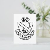 Phi Chi Theta Wapen | Z&W Briefkaart (Staand voorkant)
