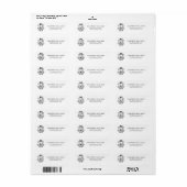 Phi Chi Theta Wapen | Z&W Etiket (Full Sheet)