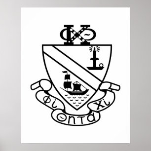 Phi Chi Theta Wapen Z&W Poster