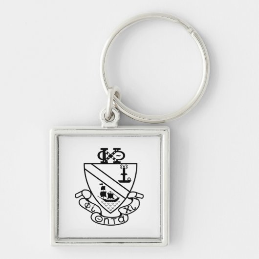 Phi Chi Theta Wapen | Z&W Sleutelhanger (Voorkant)