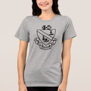 Phi Chi Theta Wapen Z&W Tri-Blend Shirt