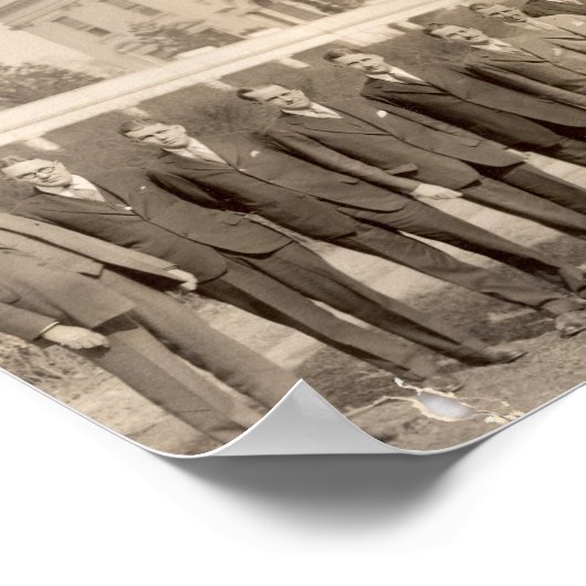 Phi-gam-leiders met een calvin-deksel poster (Hoek)