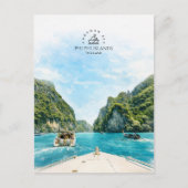 Phi Phi-eilanden, Thailand | Aquarel Souvenir  Briefkaart (Voorkant)