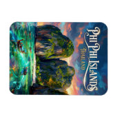 Phi Phi-eilanden Thailand Magneet (Horizontaal)