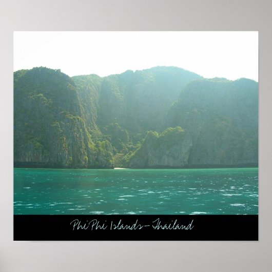 Phi Phi-eilanden — Thailand Poster (Voorkant)