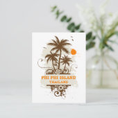 Phi Phi Island Thailand Briefkaart (Staand voorkant)