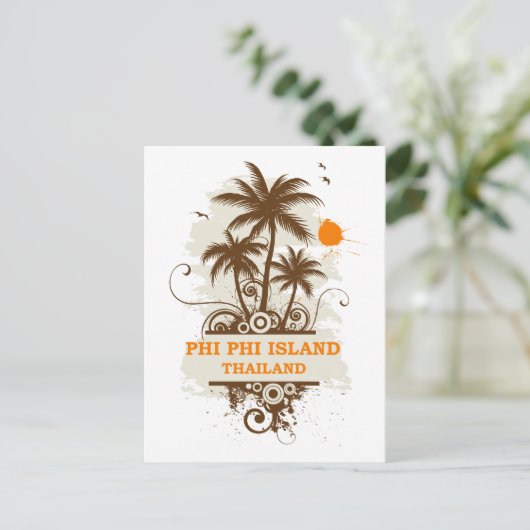 Phi Phi Island Thailand Briefkaart (Staand voorkant)