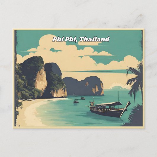 Phi Phi Thailand Briefkaart (Voorkant)