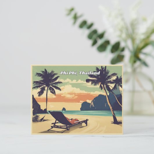 Phi Phi Thailand Briefkaart (Staand voorkant)