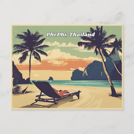 Phi Phi Thailand Briefkaart (Voorkant)