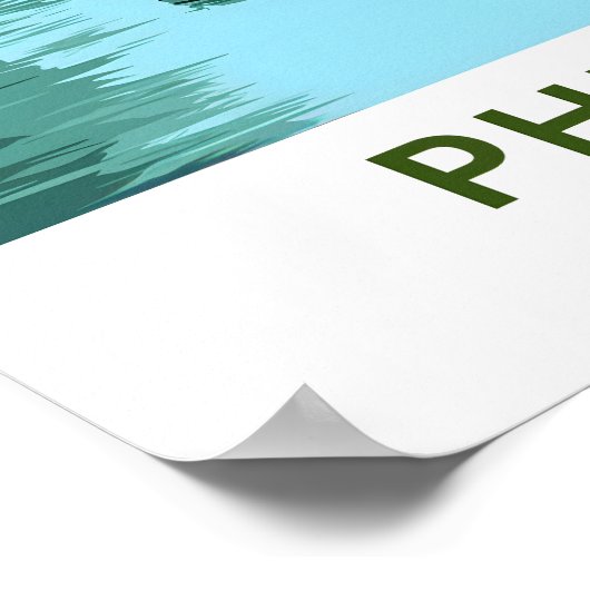 Phi Phi Thailand Reisprint Poster (Hoek)