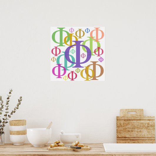 Phi-poster Poster (Keuken)