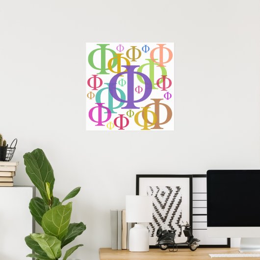 Phi-poster Poster (Thuiskantoor)