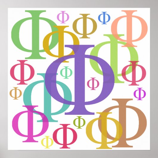 Phi-poster Poster (Voorkant)