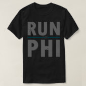 PHI-run Philadelphia Marathon Design T-shirt (Design voorkant)