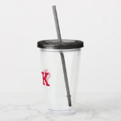 Phi Sigma Kappa Letters Acryl Drinkbeker (Links)