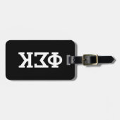 Phi Sigma Kappa Letters Bagagelabel (Voorkant horizontaal)