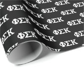 Phi Sigma Kappa Letters Cadeaupapier (Rol Hoek)